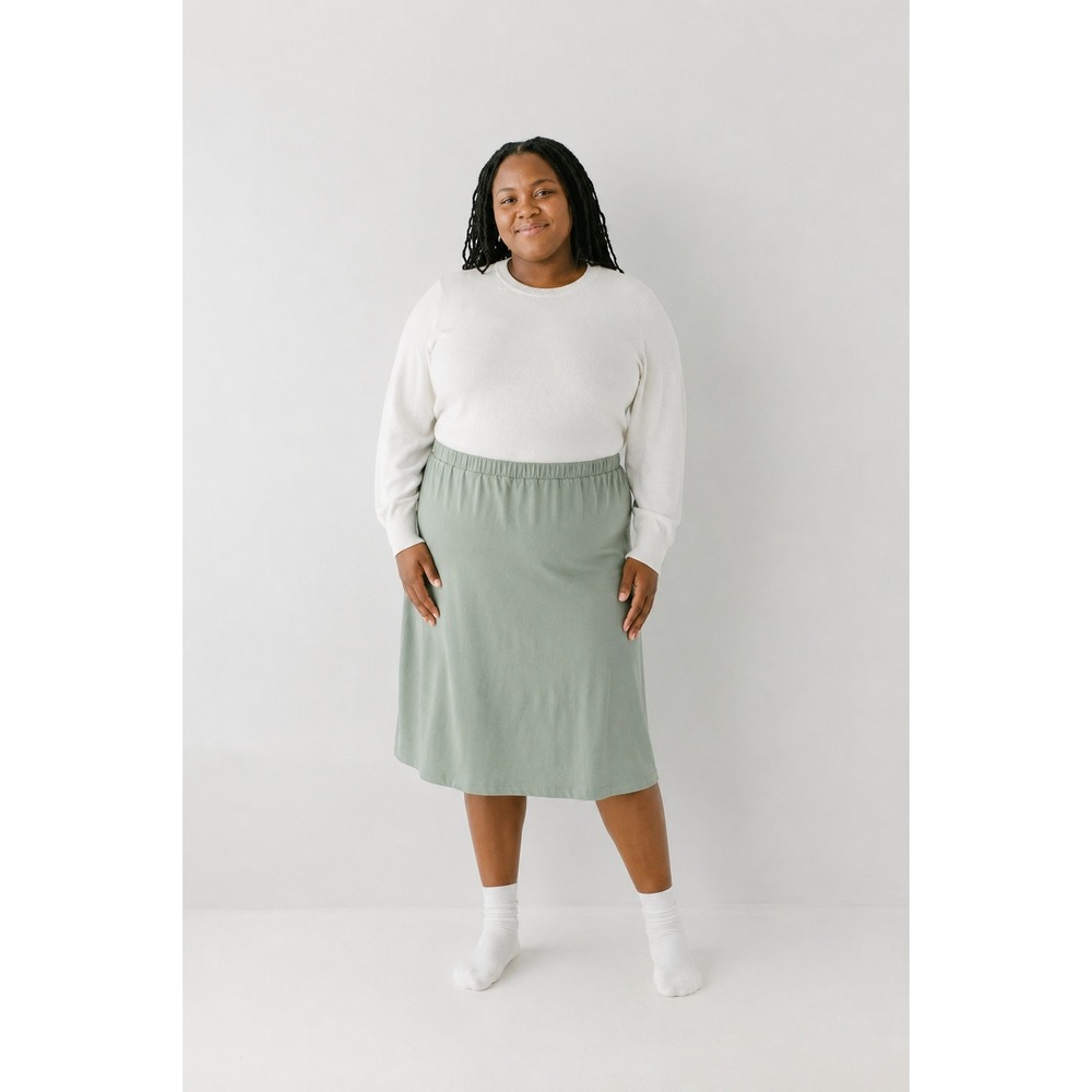 The Main Street Exchange Zoey Skort Soft Sage Green Activewear Skirt Size 2X